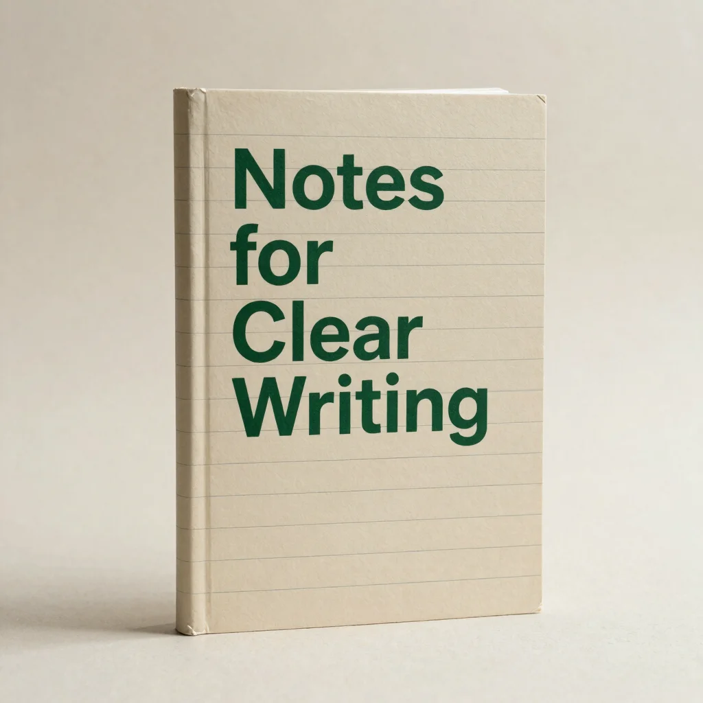 Notes for Clear Writing
